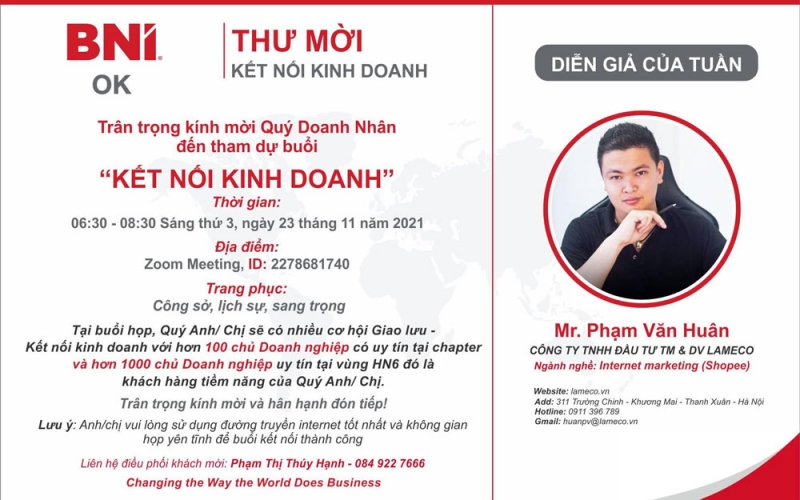 Diễn Giả Phạm Văn Huân - Shopee - 23/11/2021