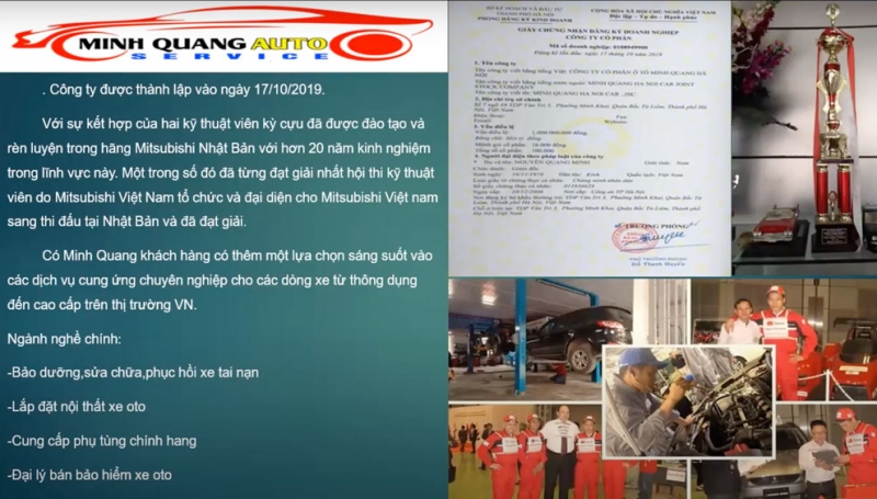 Bài 8 phút Nguyễn Quang Minh - Sửa chữa ô tô - 8/2/2022