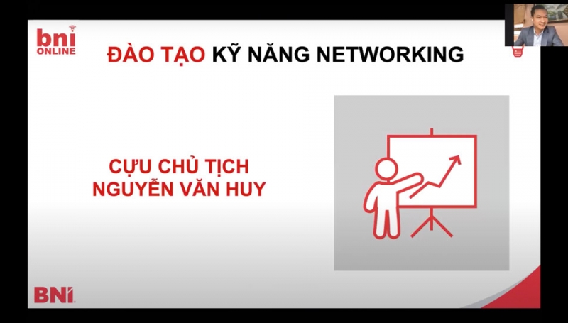 Đào tạo networking - Cựu chủ tịch Nguyễn Văn Huy