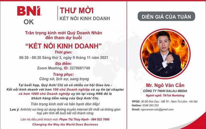 Diễn Giả Ngô Văn Cần - Tiktok Marketing - 09/11/2021